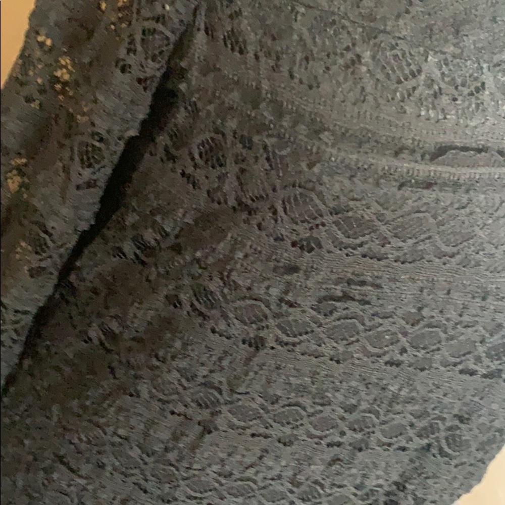 Dress Lace black flare sleeves M New Fever brand - Picture 14 of 15